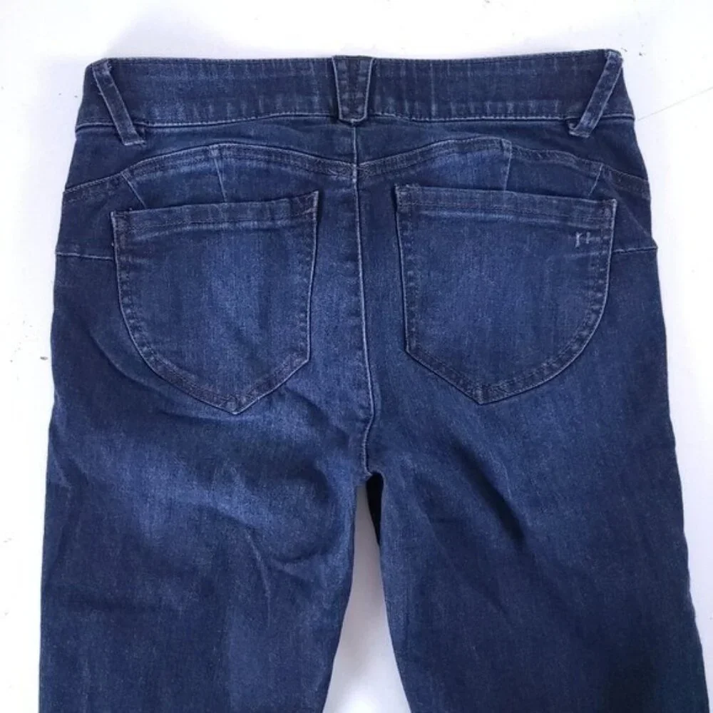 Democracy Ab Solution Slimming Skinny Jeans Size 6 Raw Hem